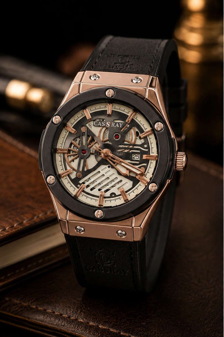 CASSRAY Luxe Skeleton Watch