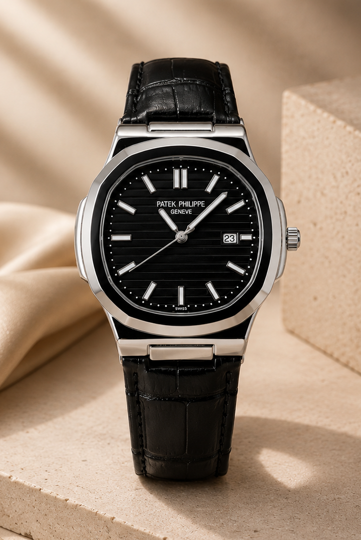 Patek Philippe Black Nautilus Watch